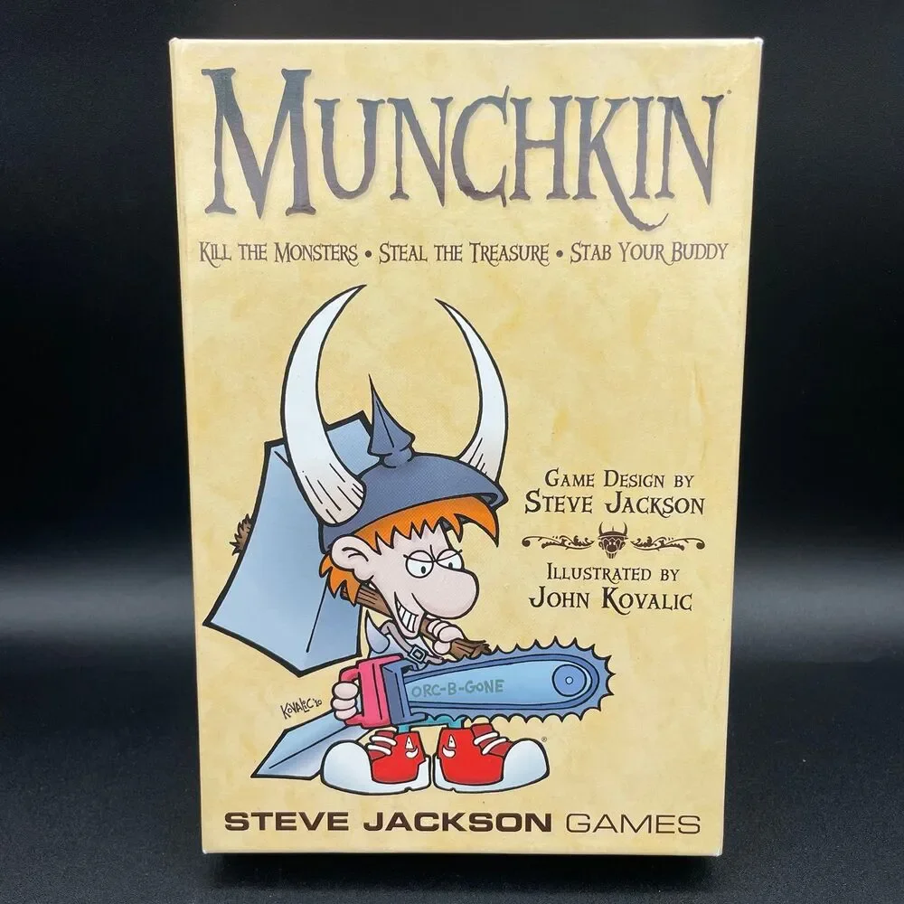 Munchkin Card Game Deluxe Edition Base Set Steve Jackson Games Shrink Wrapped